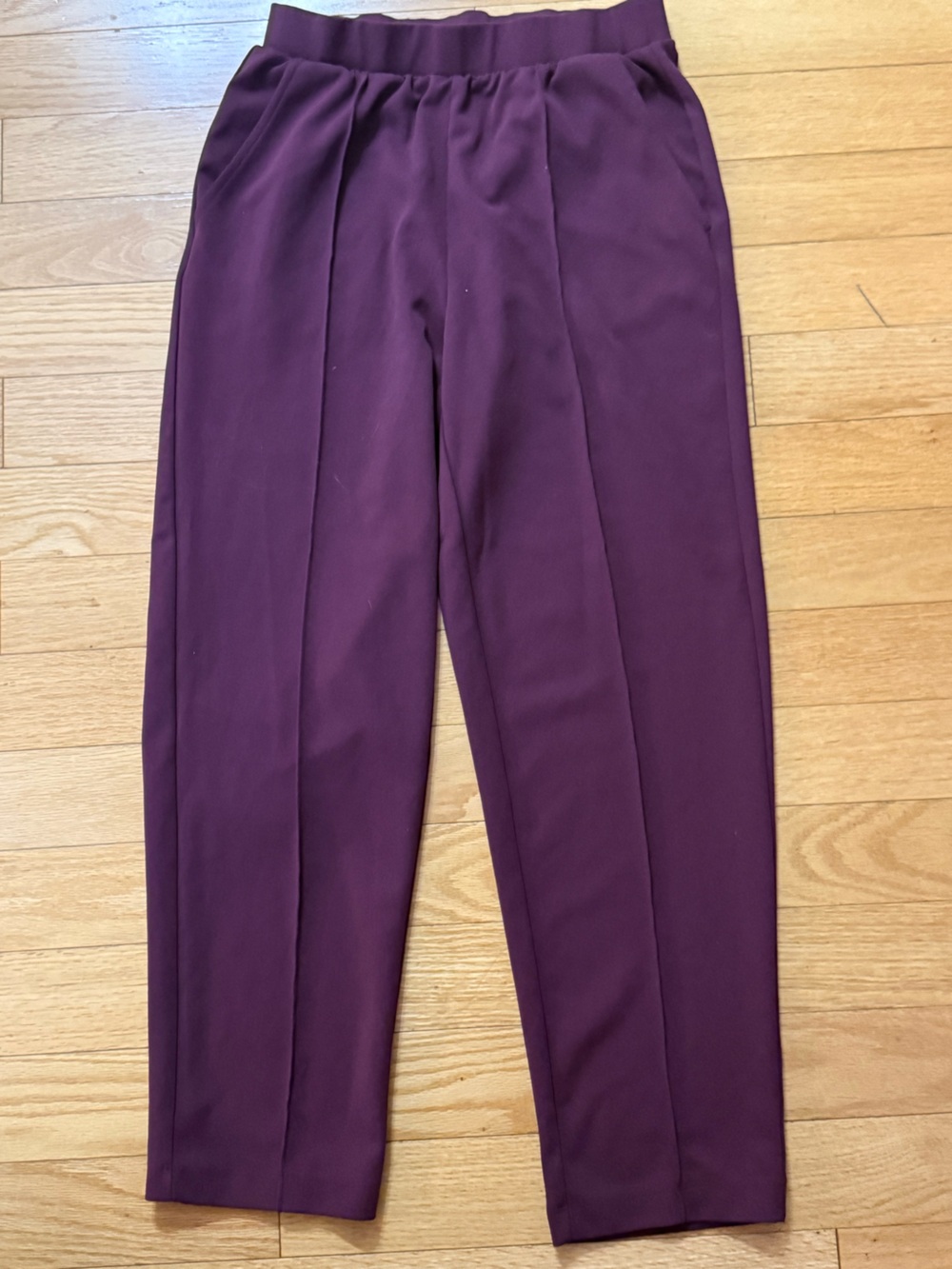 Deep Plum ankle length pants